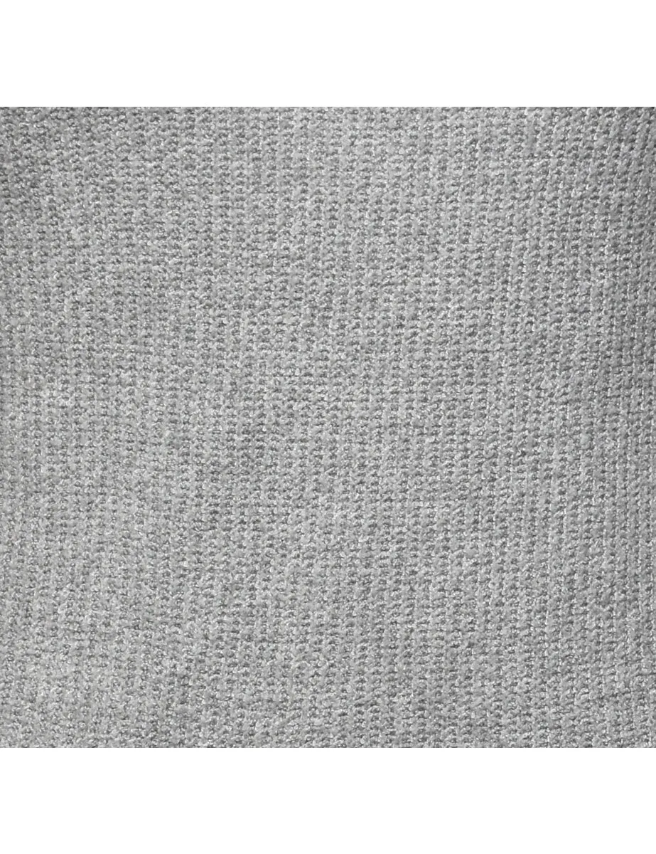 Fine Knit Grey Jumper - M