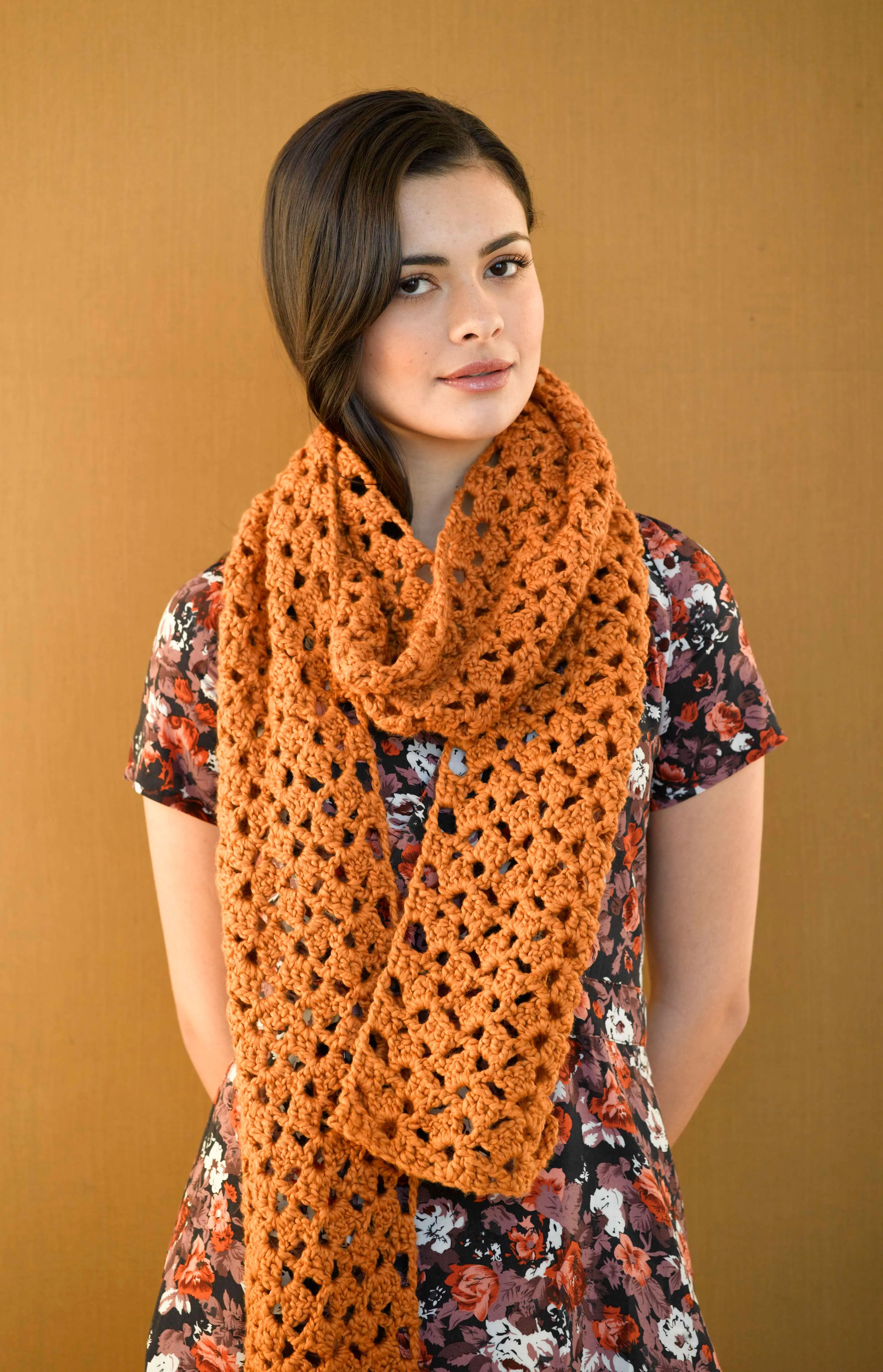 Flights of Fancy Scarf (Crochet) - Version 1