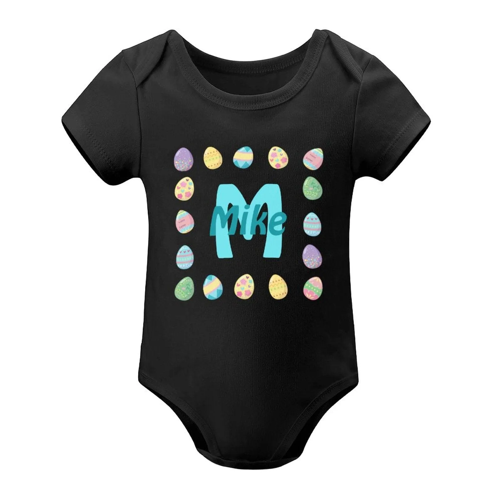 #For 3M-2T Custom Name Childlike Egg Newborn Baby Bodysuit Girls Boys Baby Jumpsuit Personalized Summer Bubble Romper