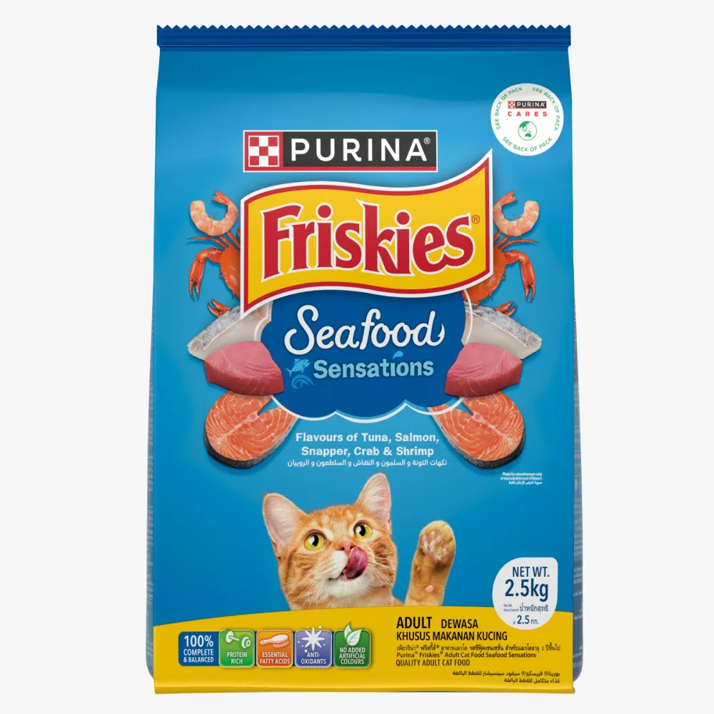 Friskies Dry Seafood Sensations 2.5kg