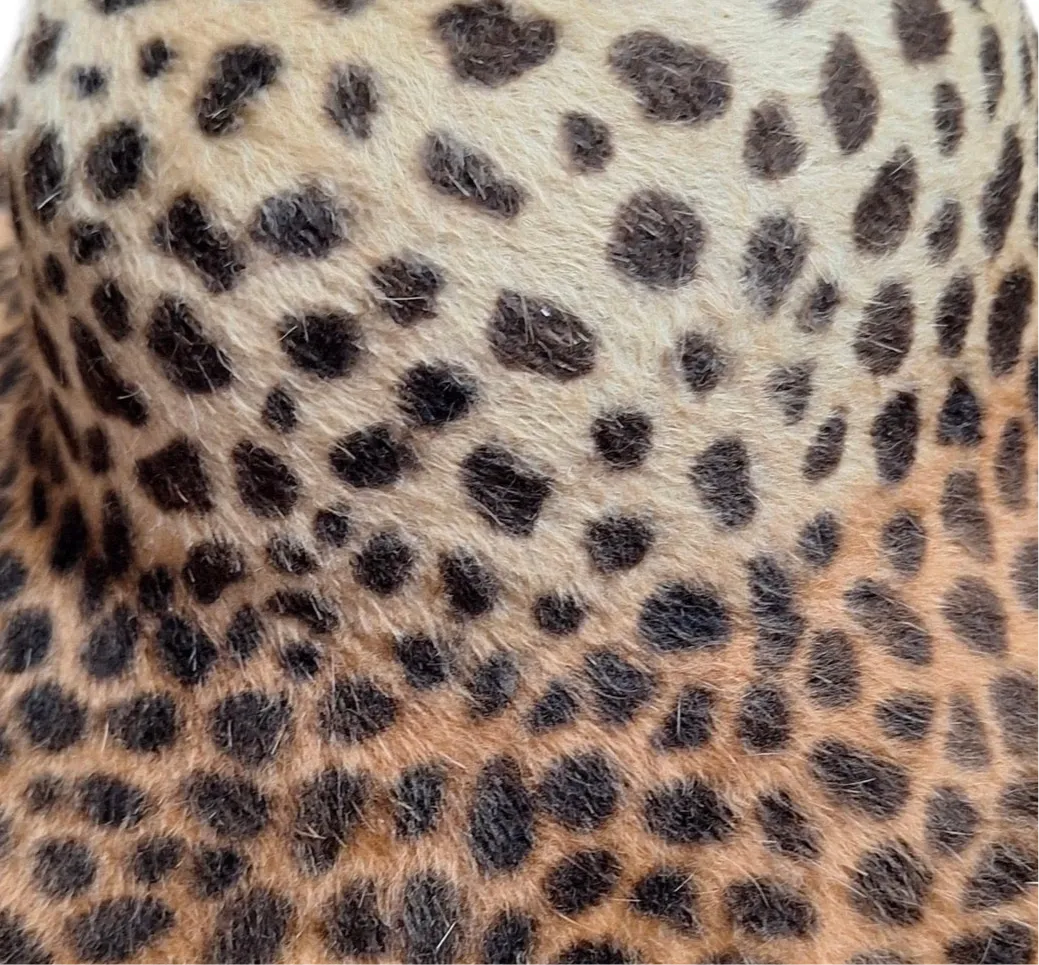 Fur Felt Breton Vintage Italian - Leopard