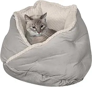 FurHaven Calming Wrap-Around Hug Small Dog and Cat Bed