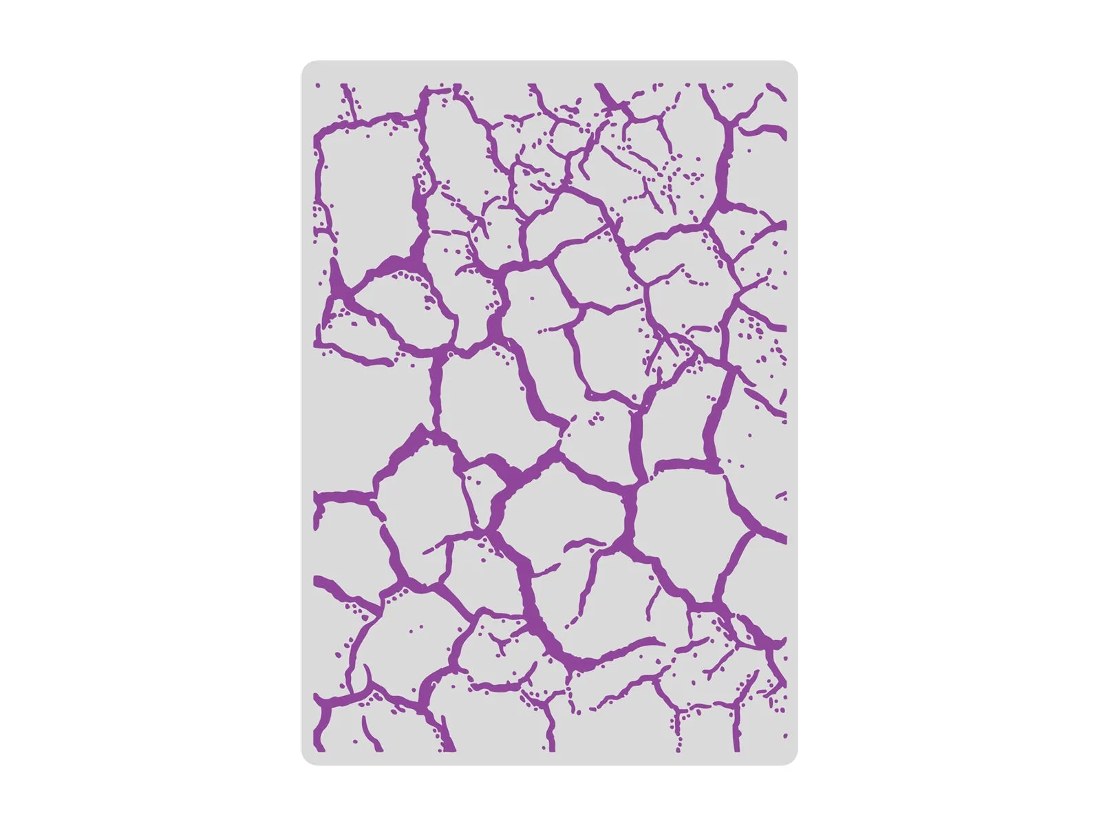 Gemini 5 x 7” 2D Textured Embossing Folder - Cracked Wall