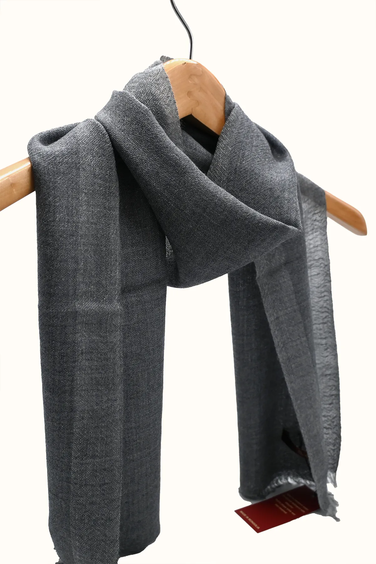 Gray Cashmere Scarf