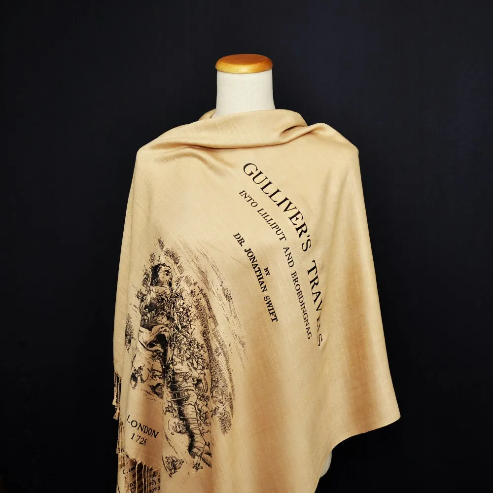 Gulliver's Travels by Jonathan Swift Scarf Shawl Wrap