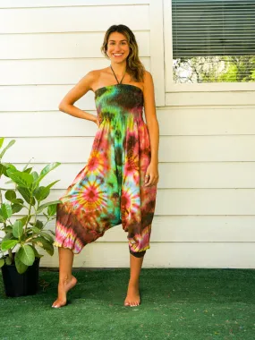 H5547- Hand Dyed Harem Jumpsuit