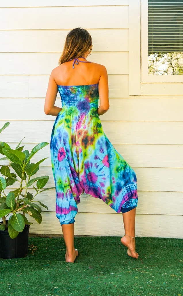 H5552- Hand Dyed Harem Jumpsuit