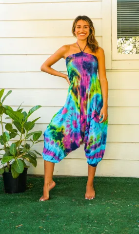 H5552- Hand Dyed Harem Jumpsuit