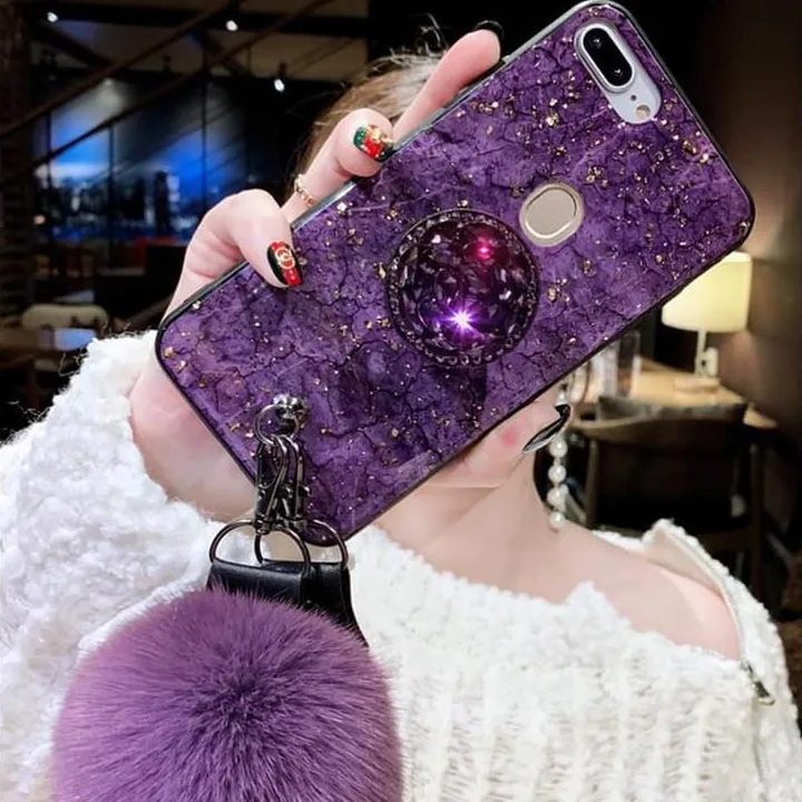 Hair Ball Airbag Bracket phone Case