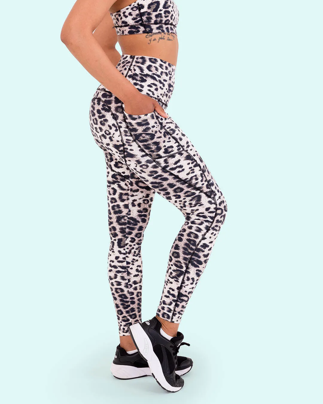 HERO Super Hold Leggings Leopard Print