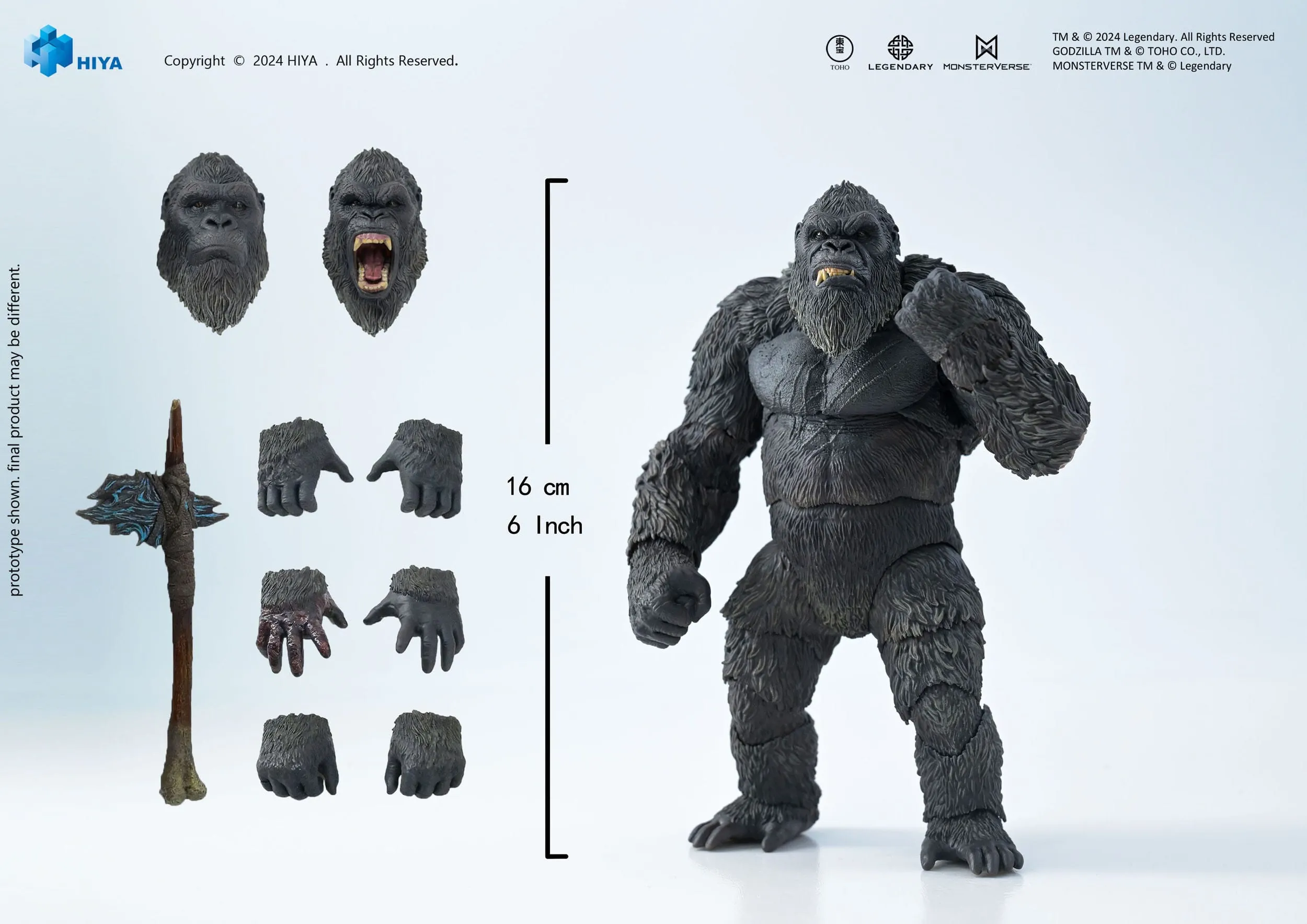 Hiya Toys Godzilla x Kong: The New Empire Exquisite Basic Kong Action Figure