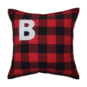 Indoor Christmas Buffalo Plaid B 16.5-inch Throw Pillow