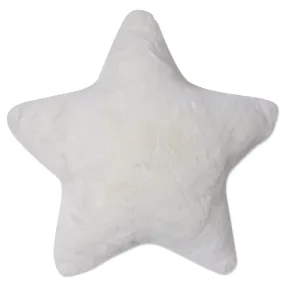 Indoor Fur Star Off White 17-inch Throw Pillow