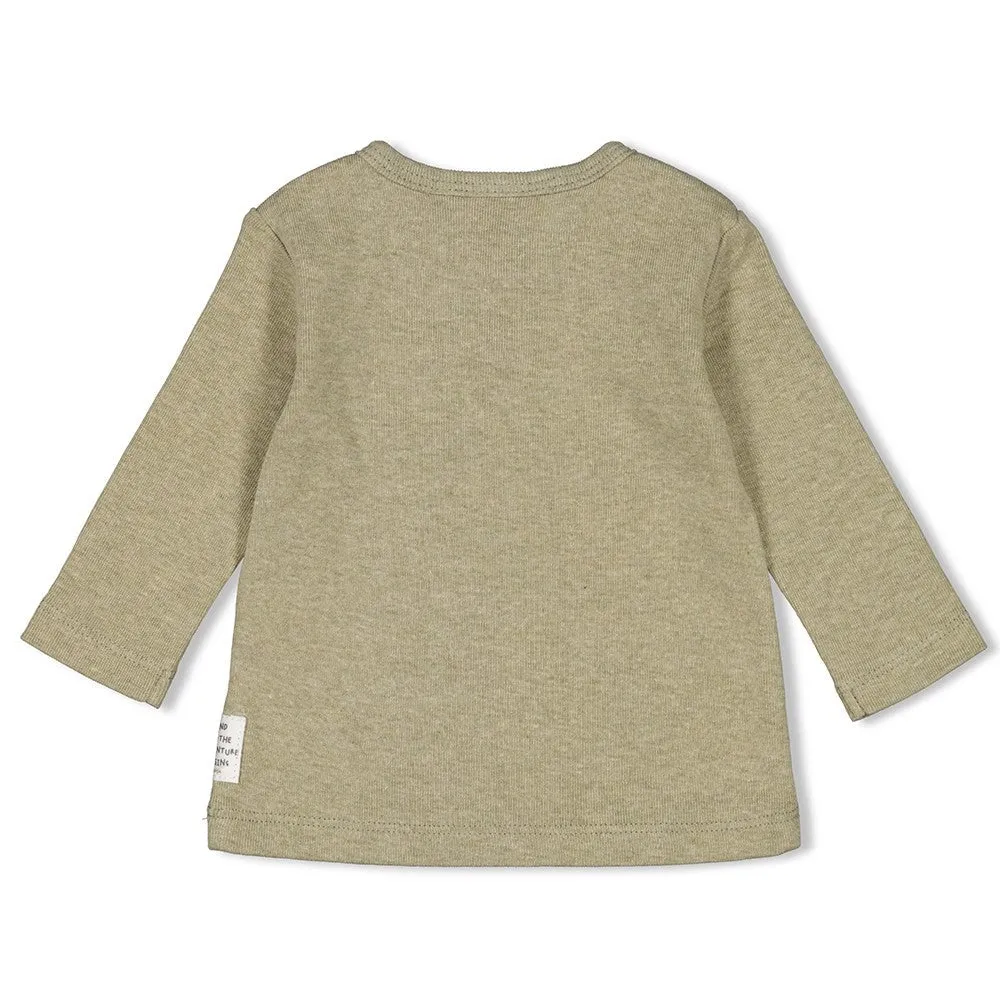 INTO THE FOREST - Organic Cotton 1x1 Ribbed Knit Top