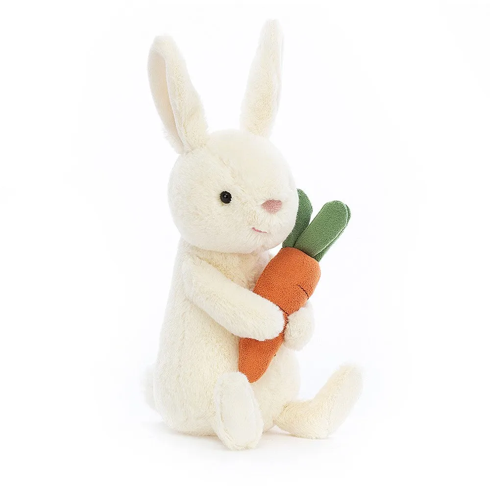 Jellycat Bunny with Carrot with Egg with Peony