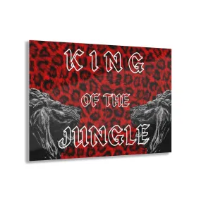 KING OF THE JUNGLE Acrylic Print Wall Art