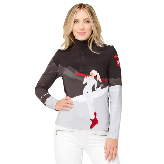 Krimson Klover Women's Lets Dance 1/4 Zip Base Layer Top 2025