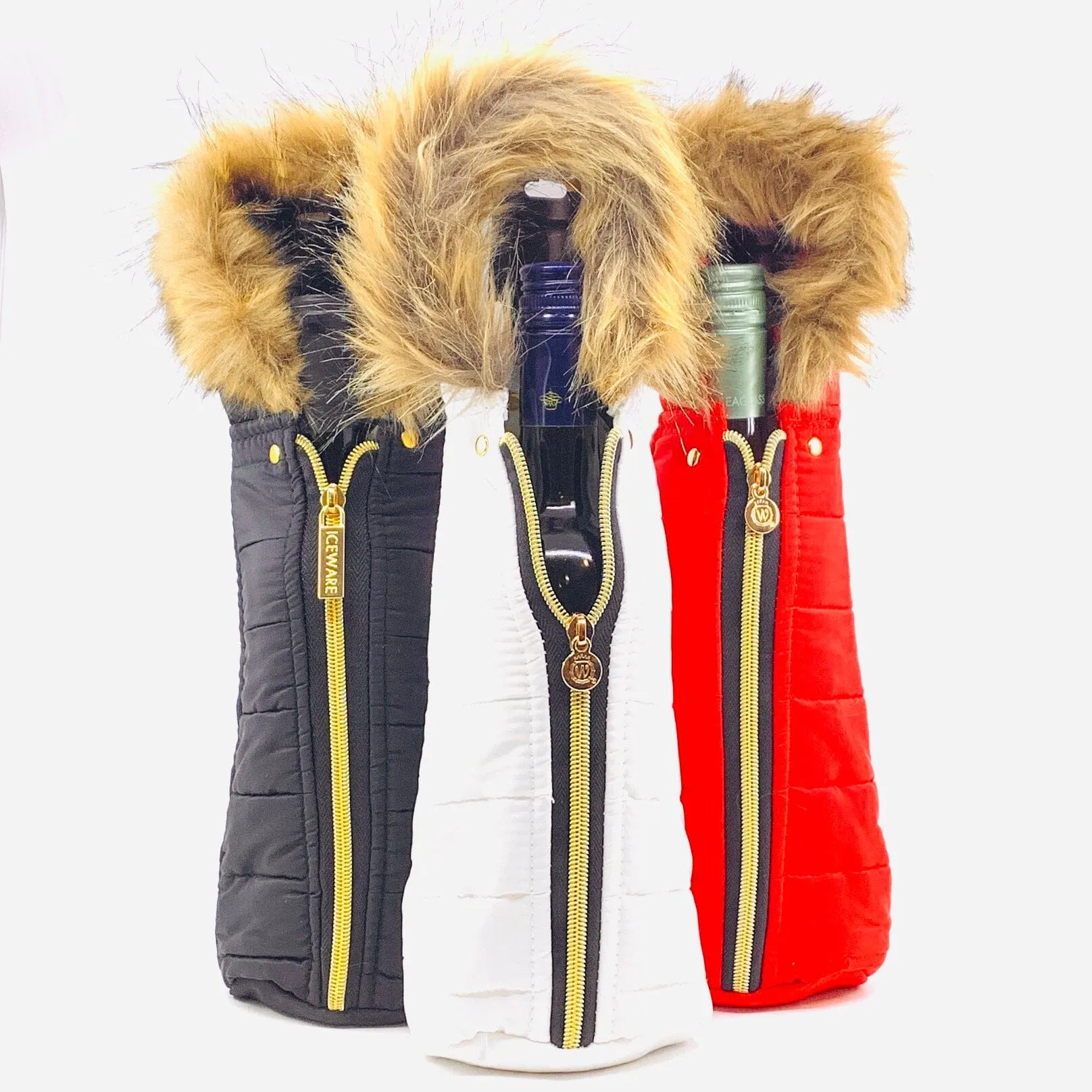 LAST ONE - Wine Puffer Jacket Cooler