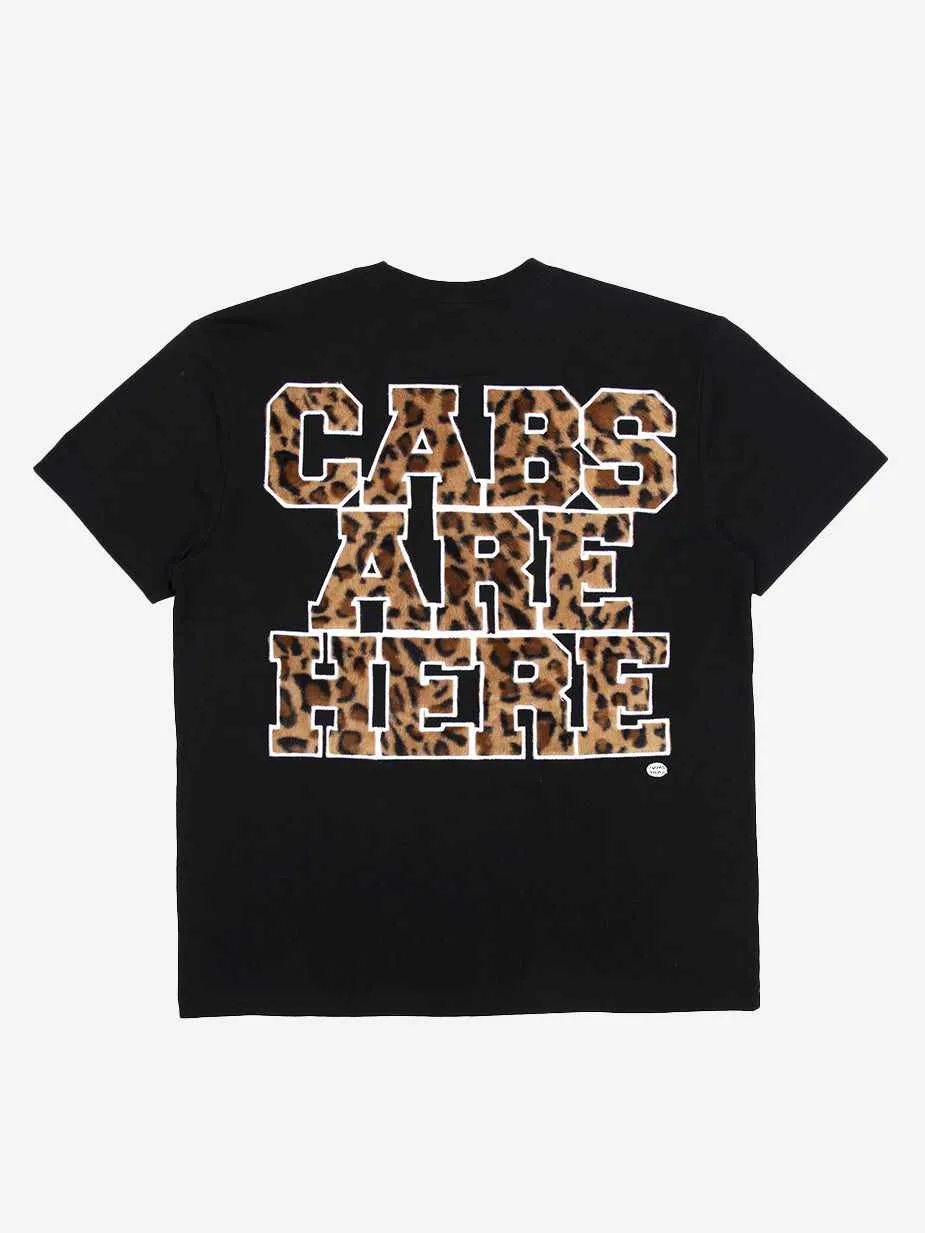 Leopard Cabs Are Here Black Tee