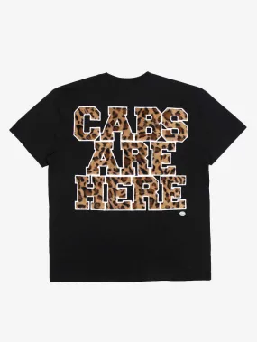 Leopard Cabs Are Here Black Tee