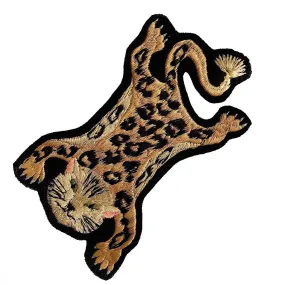 Leopard Embroidered Patch