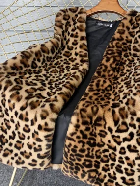 Leopard Fur Vest