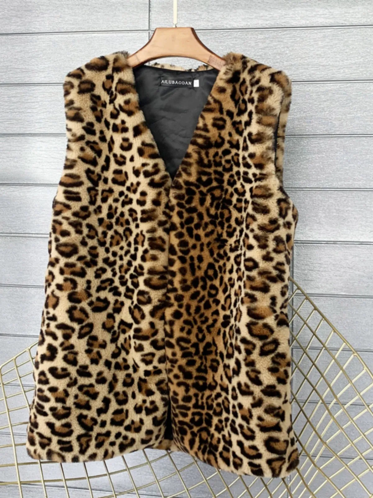 Leopard Fur Vest