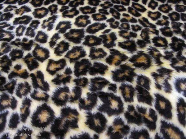 Leopard - Novelty Print Faux Fur