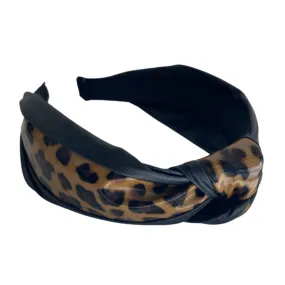 Leopard&FabricHeadband