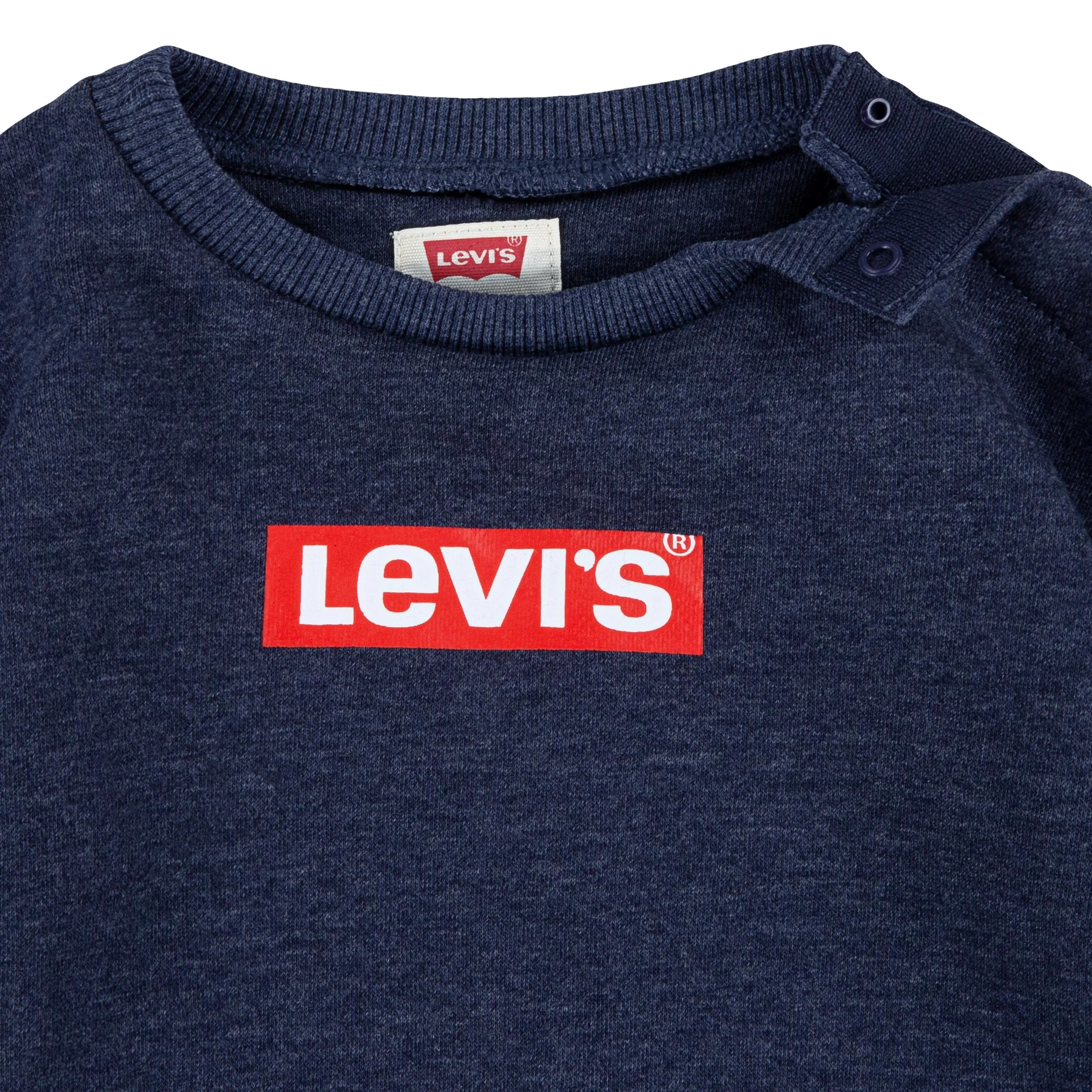 Levi's Kids Felpa Crew Jogger 6ED649 B5S peacoat heather