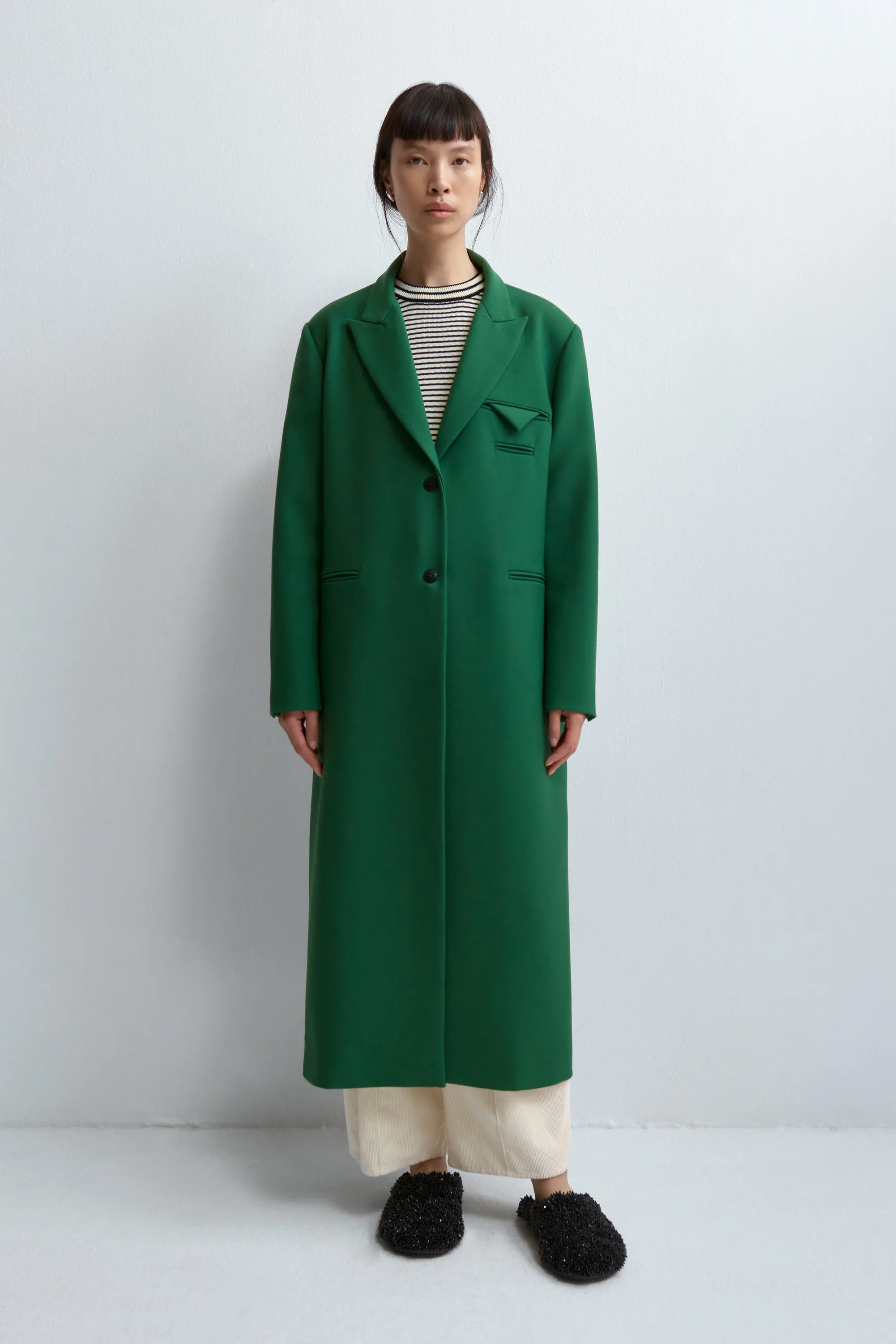 Light Wool Coat Pino