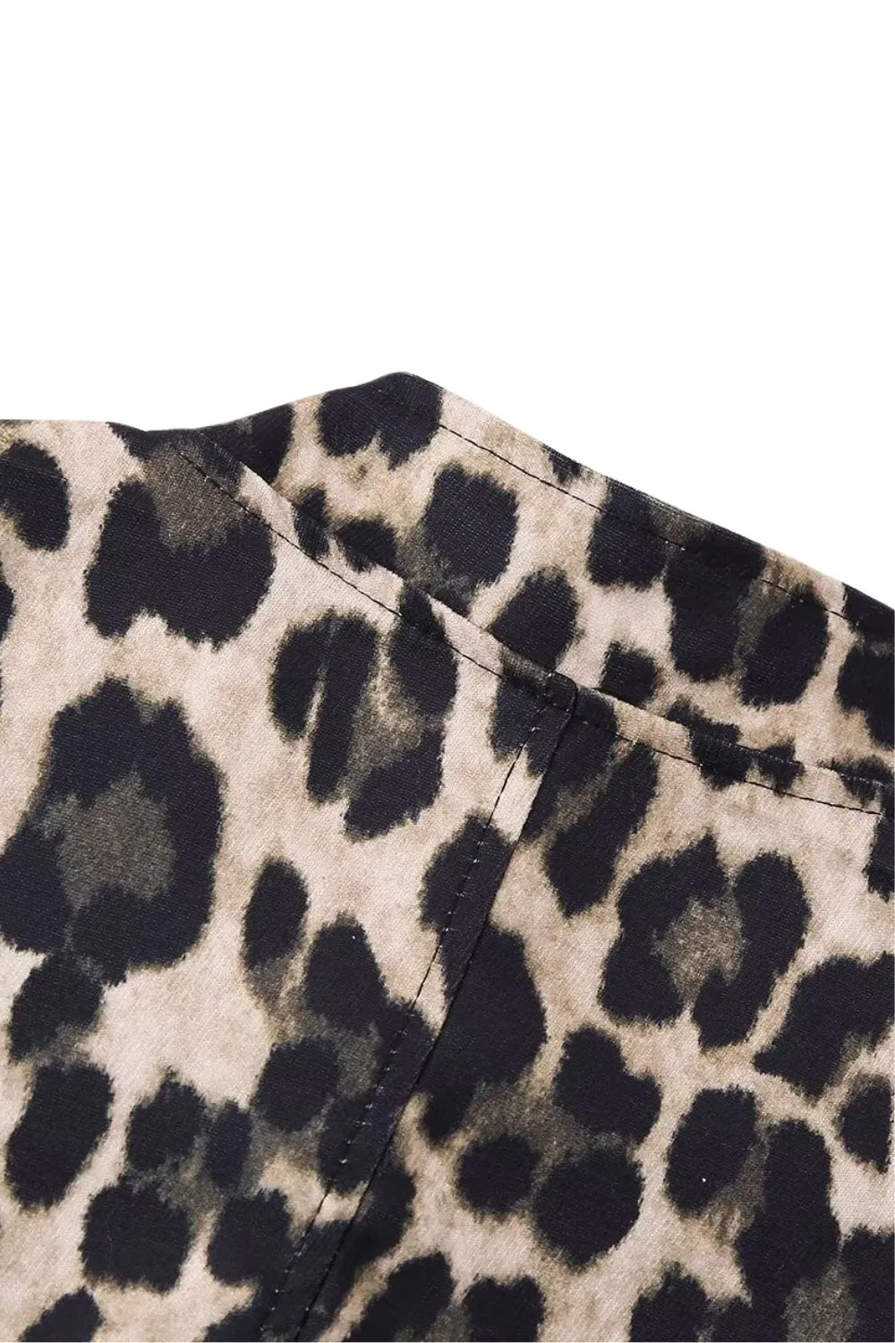 'Lily' Leopard Print Jacket Long Sleeve Coat