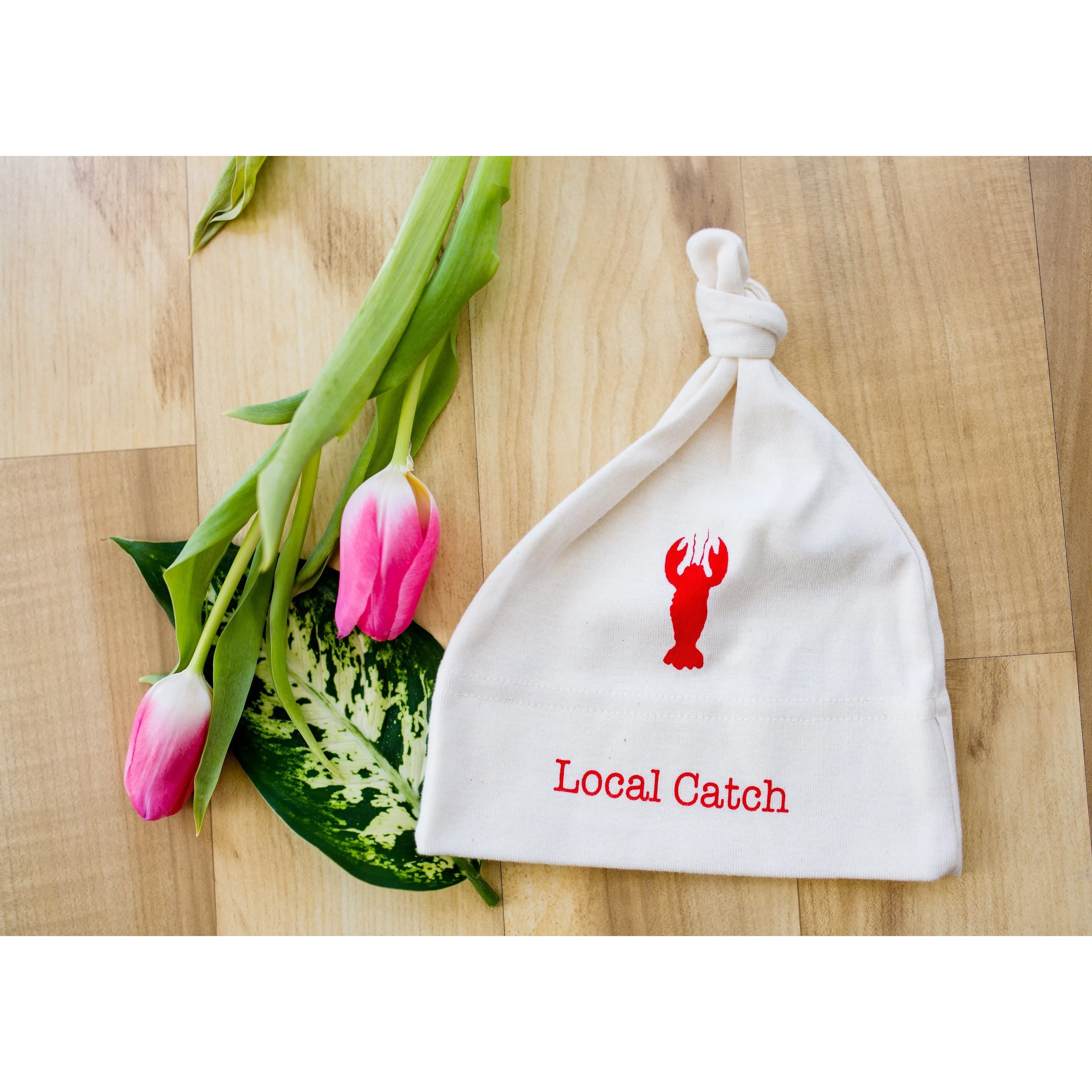 Lobster Local Catch Lobster Short Sleeve Romper, Hat & Blanket Gift Set