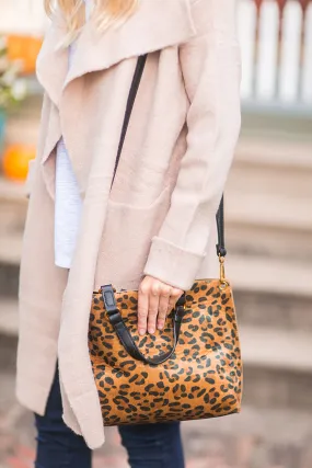 Luxe In The City Reversible Leopard Tote