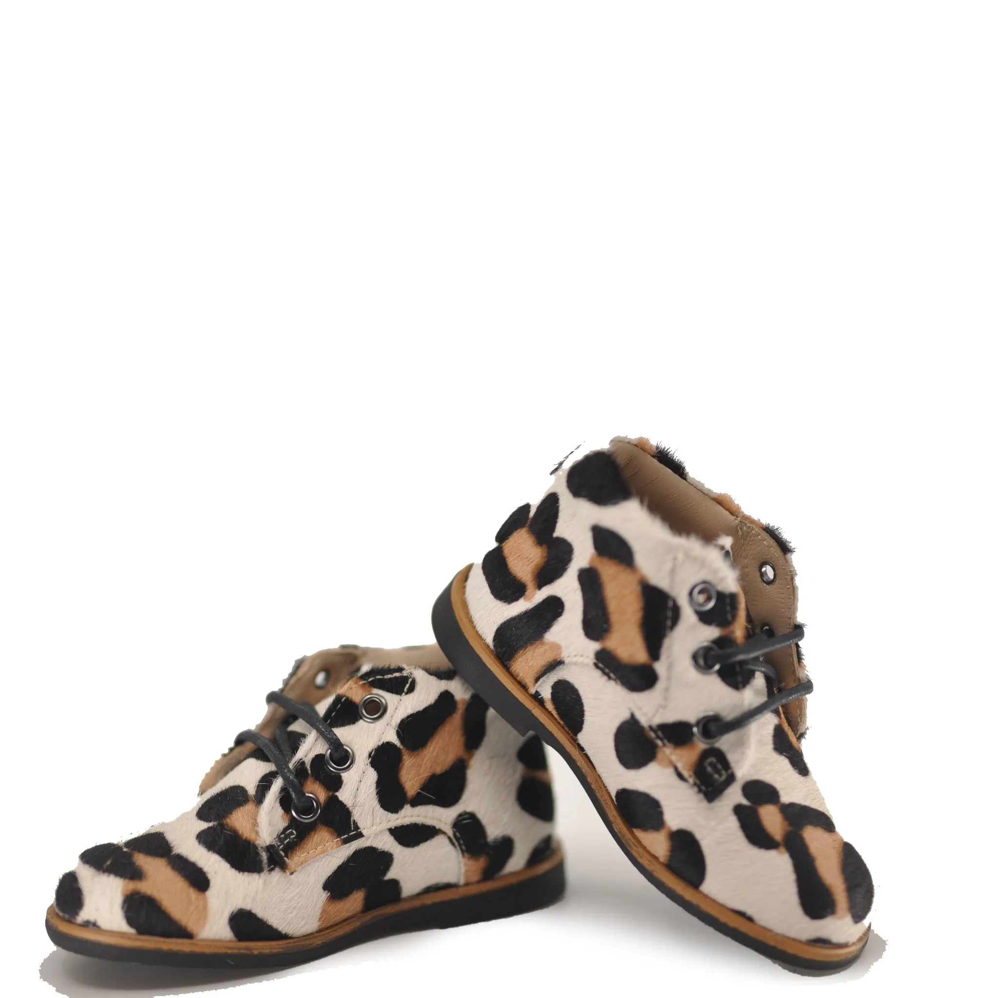 Manuela Leopard Fur Bootie