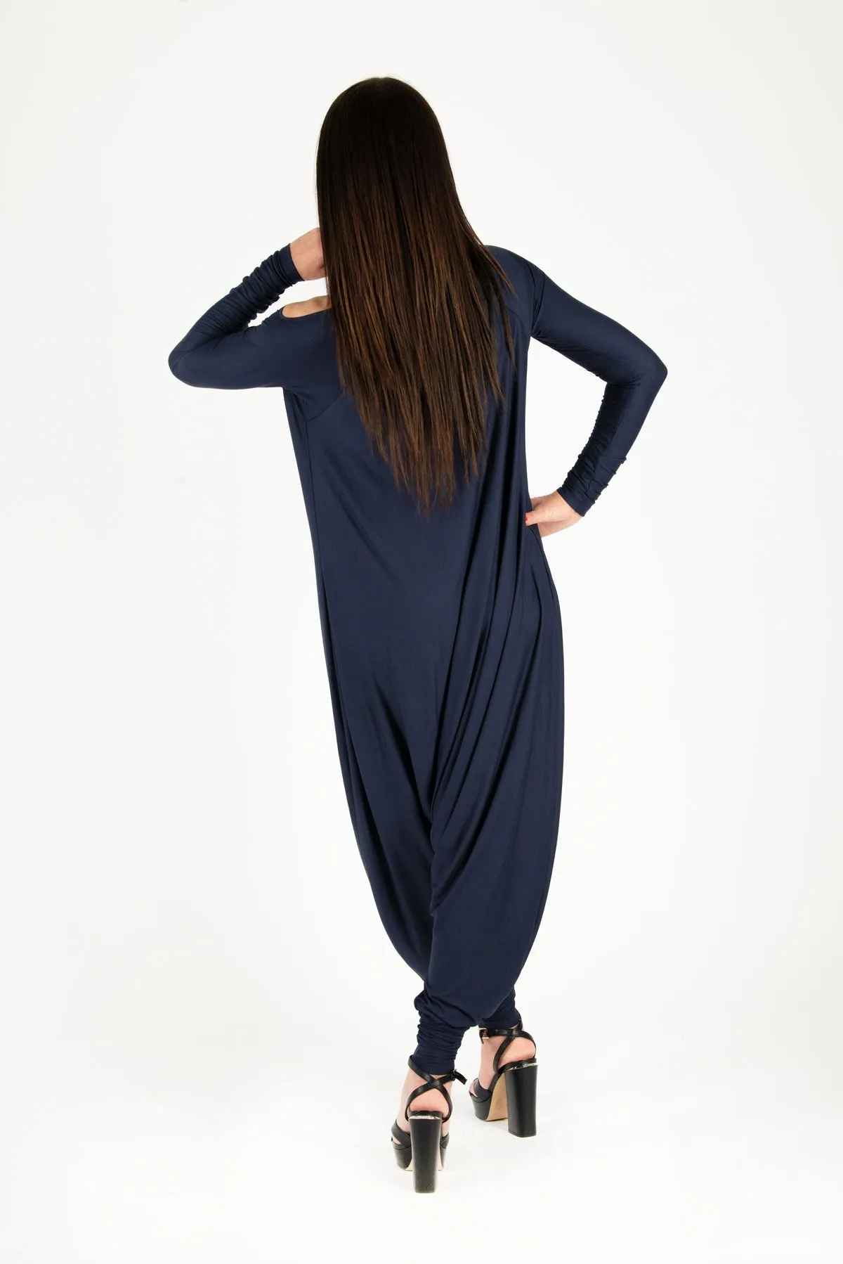 MARLA Long Sleeve Harem Jumpsuit