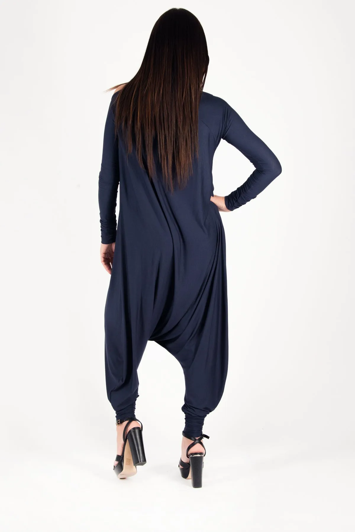 MARLA Long Sleeve Harem Jumpsuit