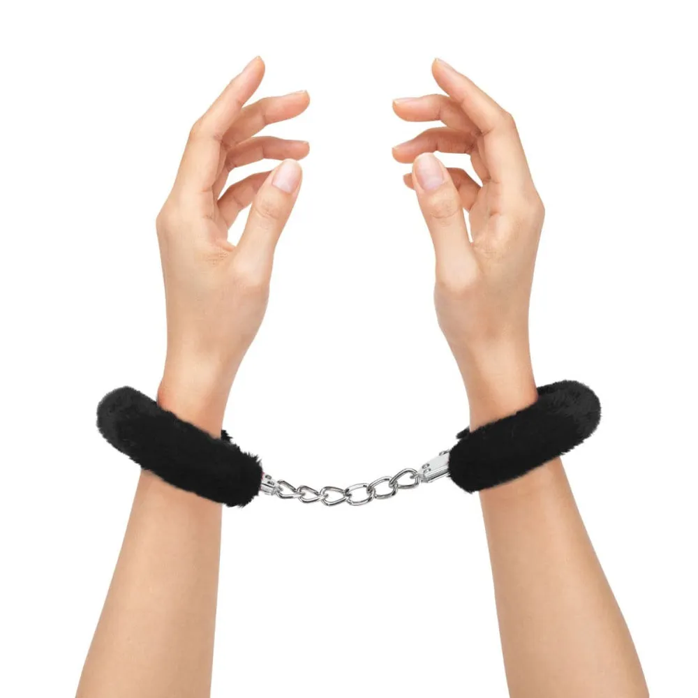 Me You Us Furry Handcuffs Black