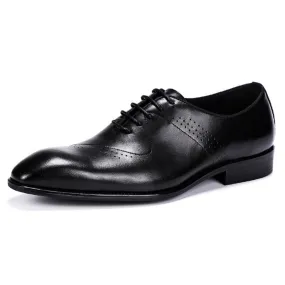 Men Lace Up Brogue Oxford Shoes