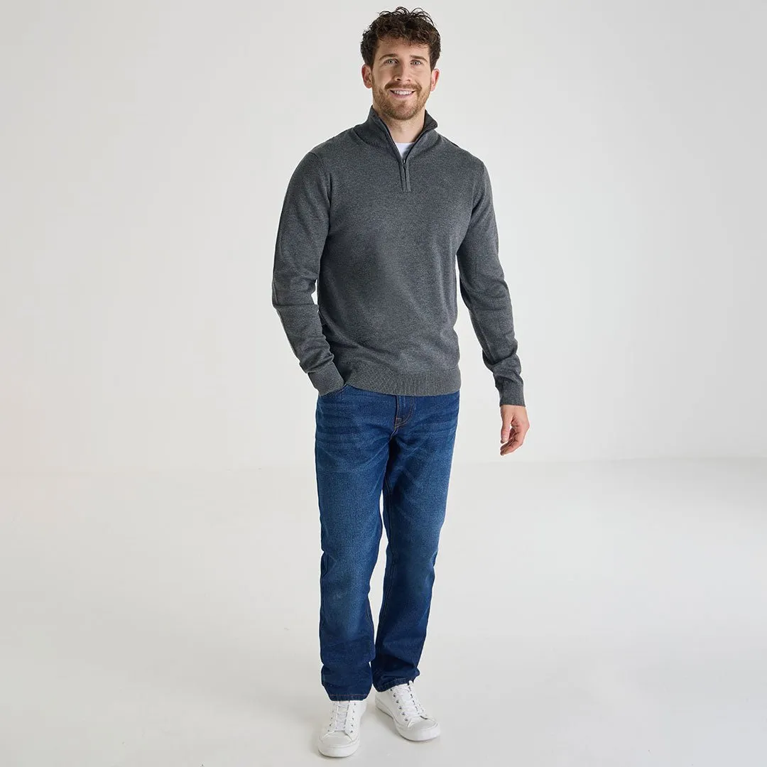 Mens 1/4 Zip Jumper