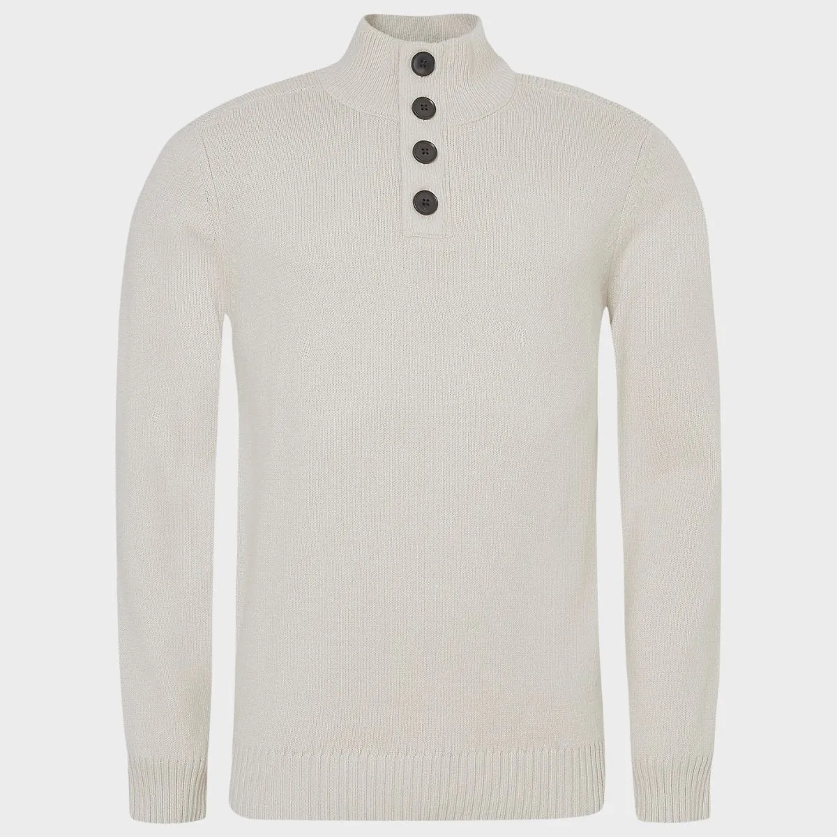 Men's Chunky Knit Quarter Zip Jumper