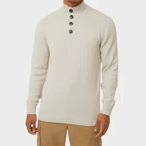 Men's Chunky Knit Quarter Zip Jumper