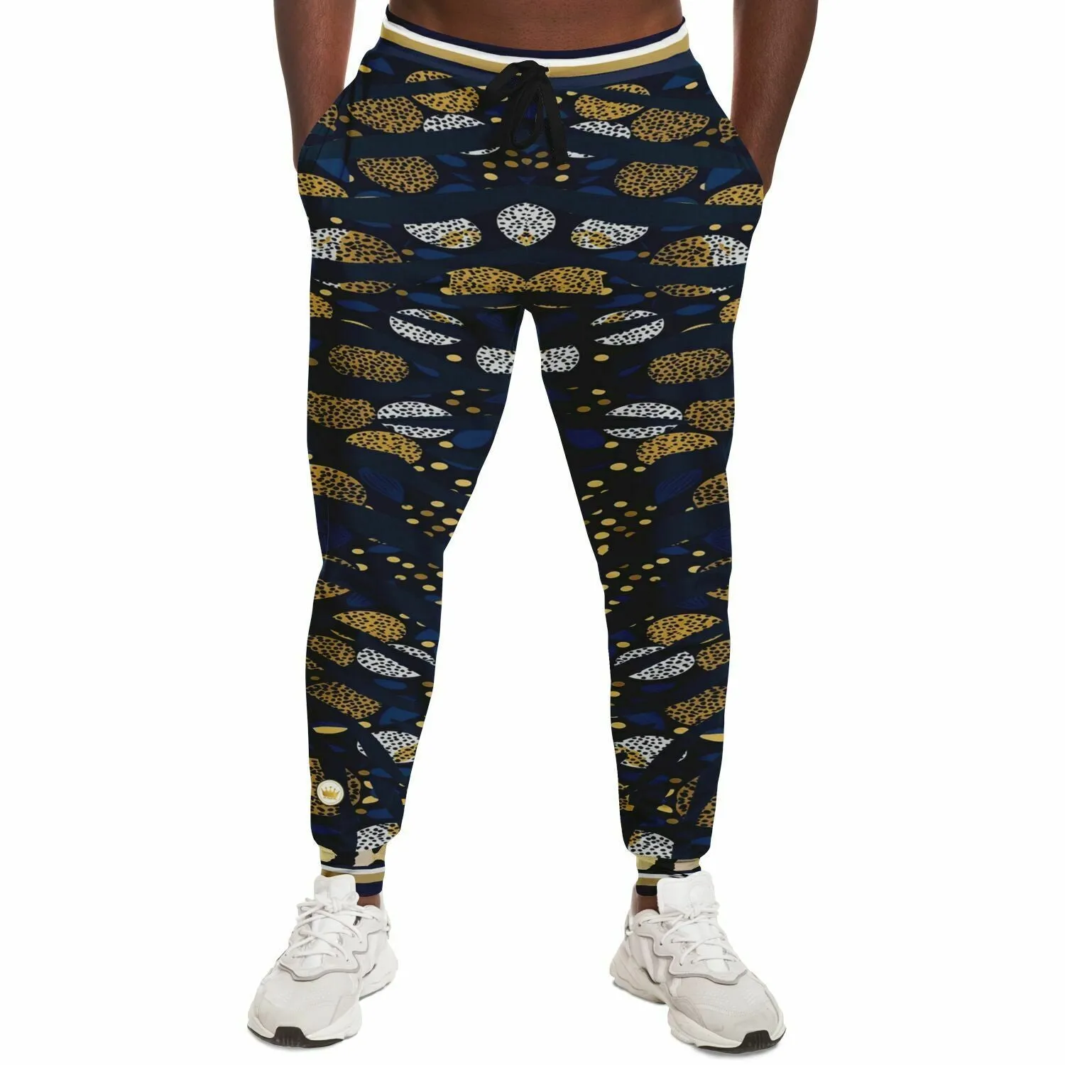 Midnight Galaxy Cheetah Spots Eco-Poly Unisex Joggers