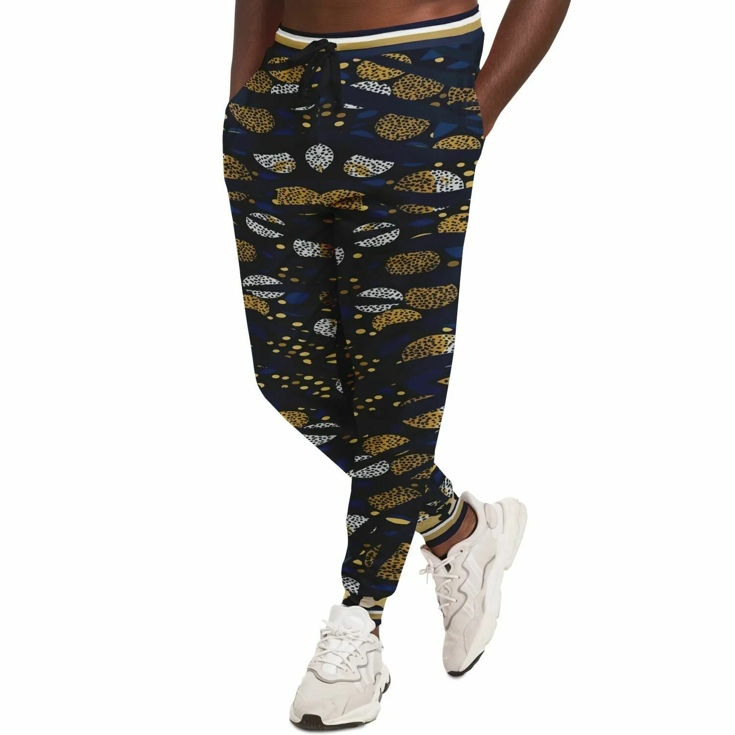 Midnight Galaxy Cheetah Spots Eco-Poly Unisex Joggers