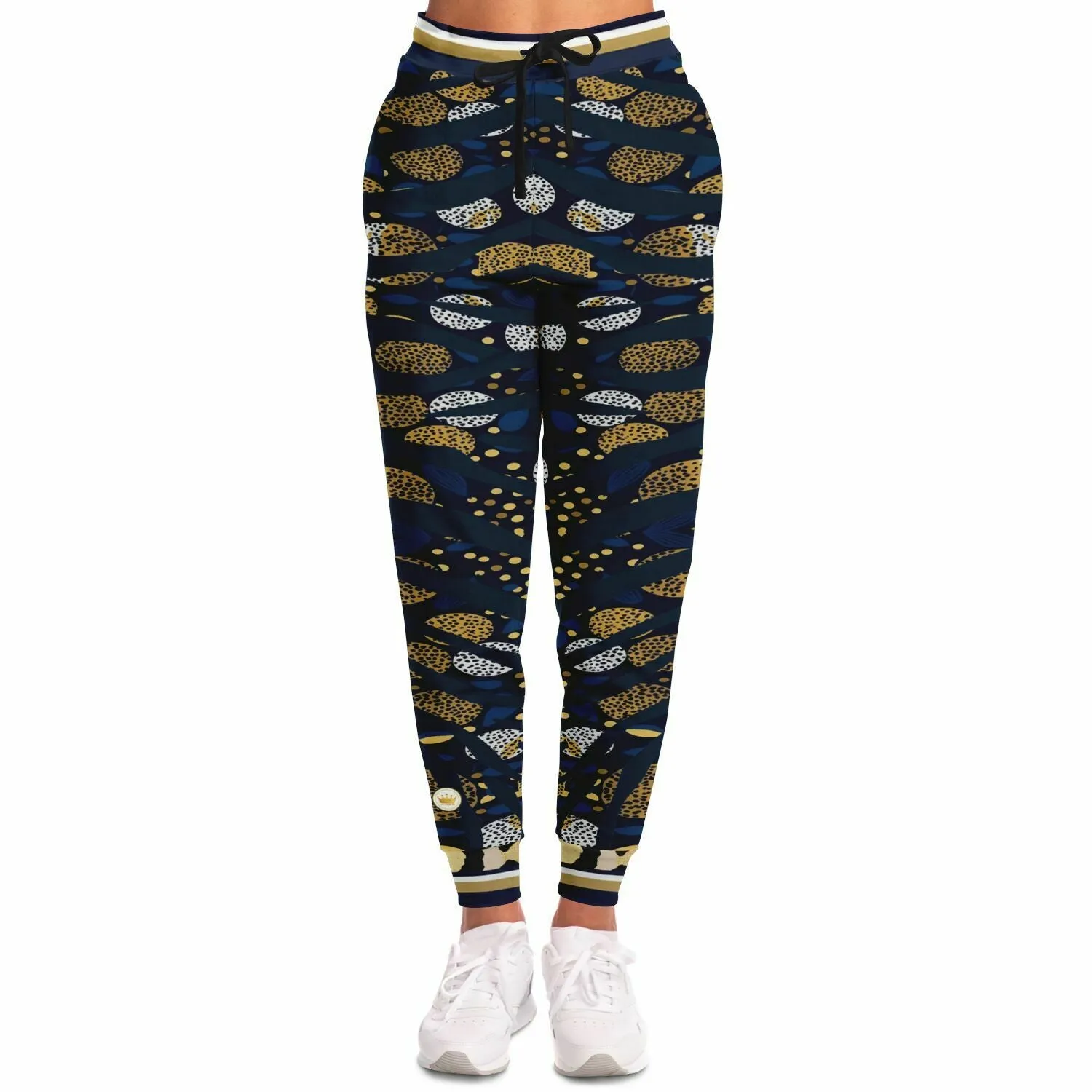 Midnight Galaxy Cheetah Spots Eco-Poly Unisex Joggers