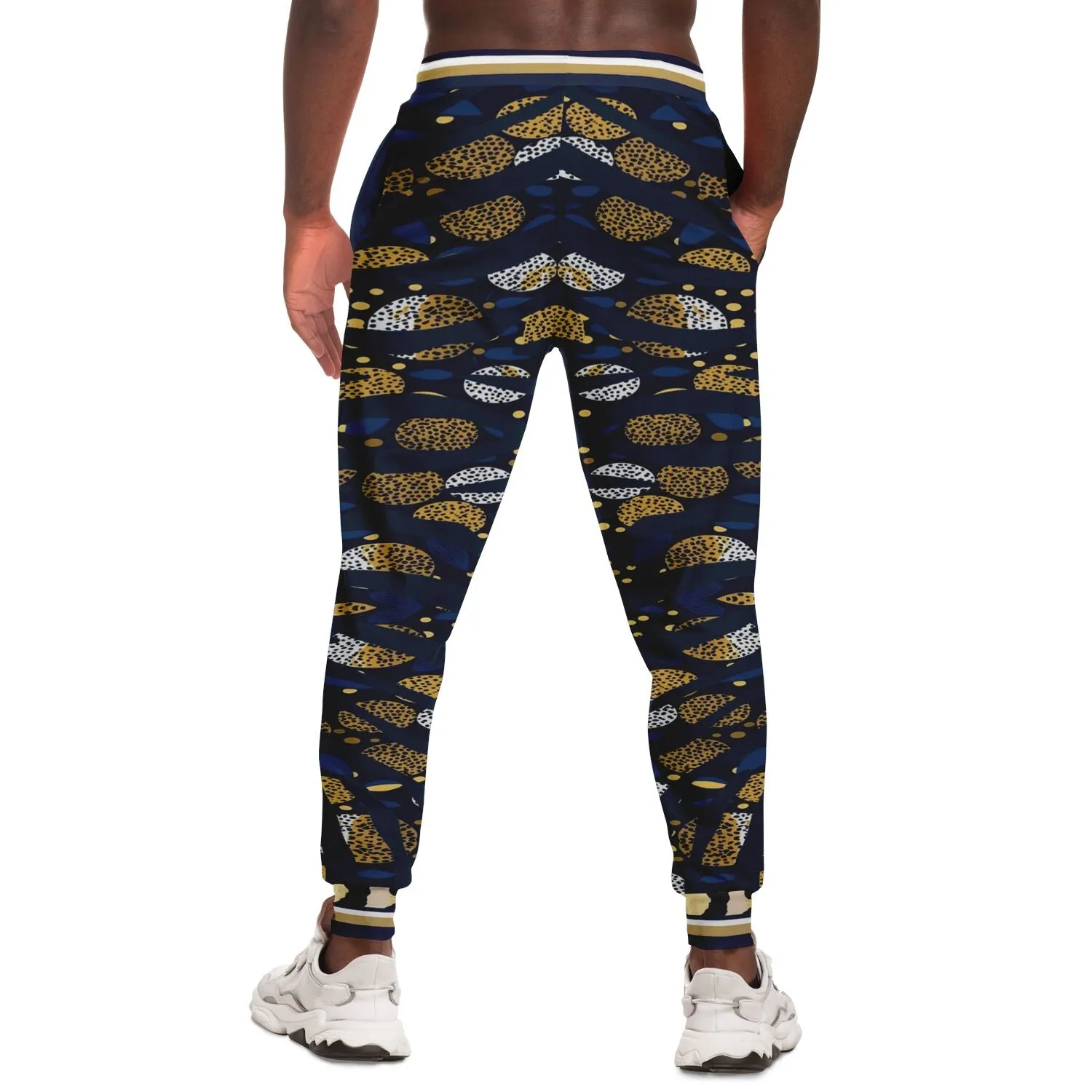 Midnight Galaxy Cheetah Spots Eco-Poly Unisex Joggers