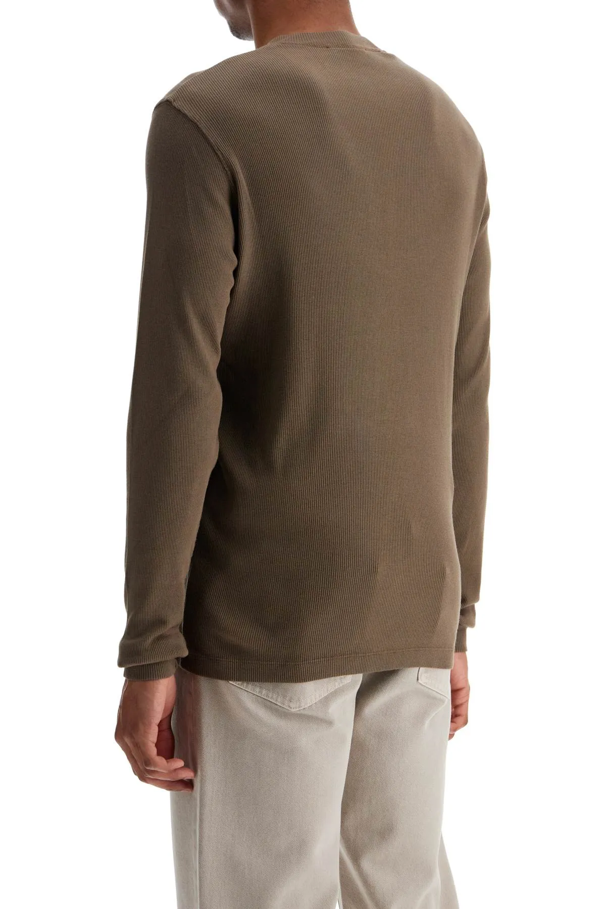 Modal-Cotton Henley T-Shirt