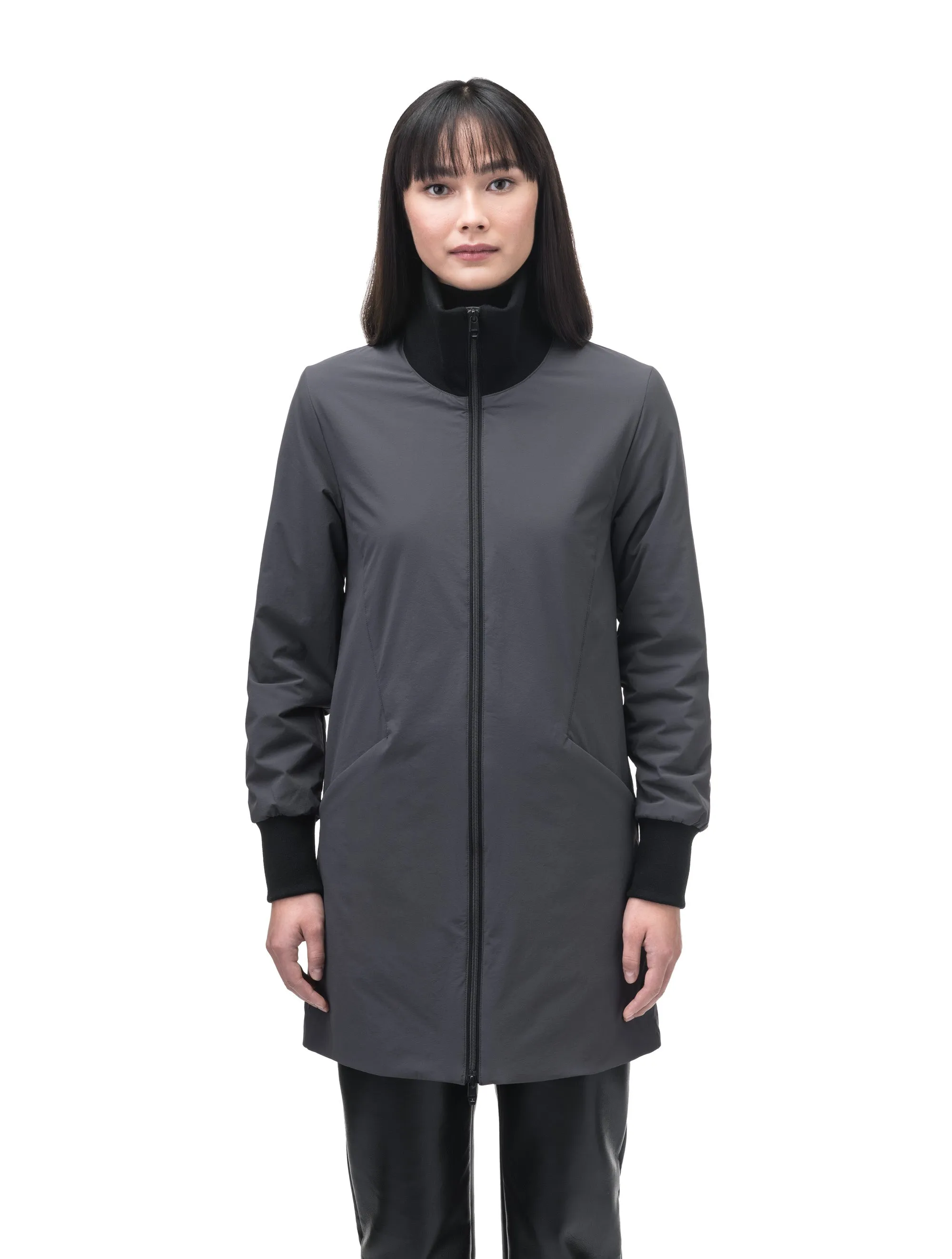 Mora Women's Mid Layer Rib Neck Jacket