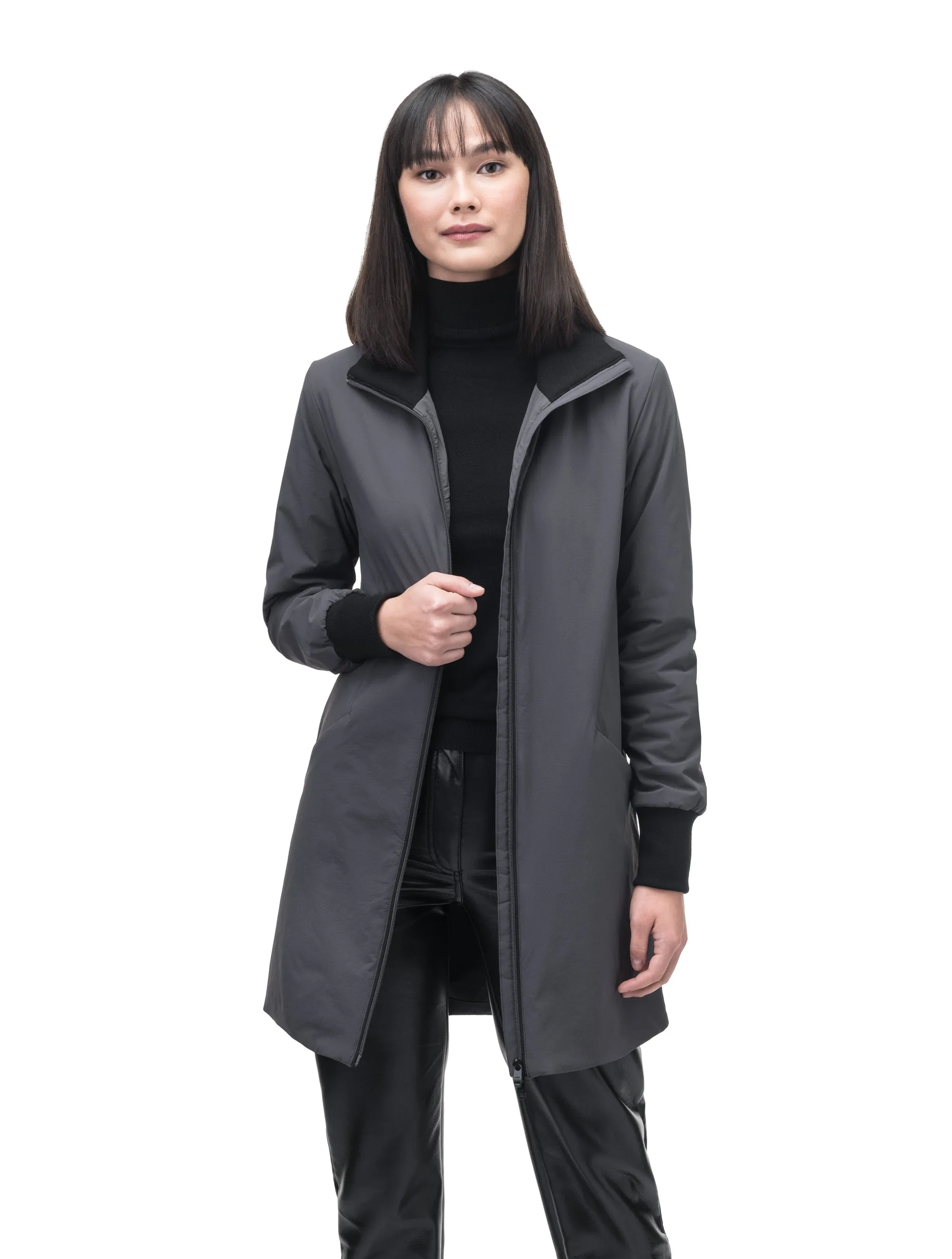 Mora Women's Mid Layer Rib Neck Jacket