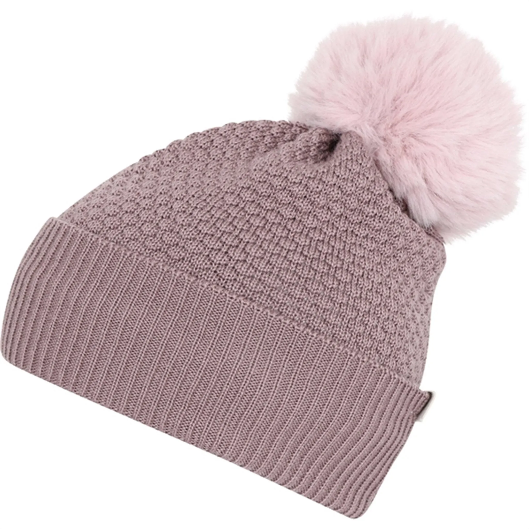 MP Danmark 97502 Oslo Wool Beanie - Fake Fur Mauve Shadows